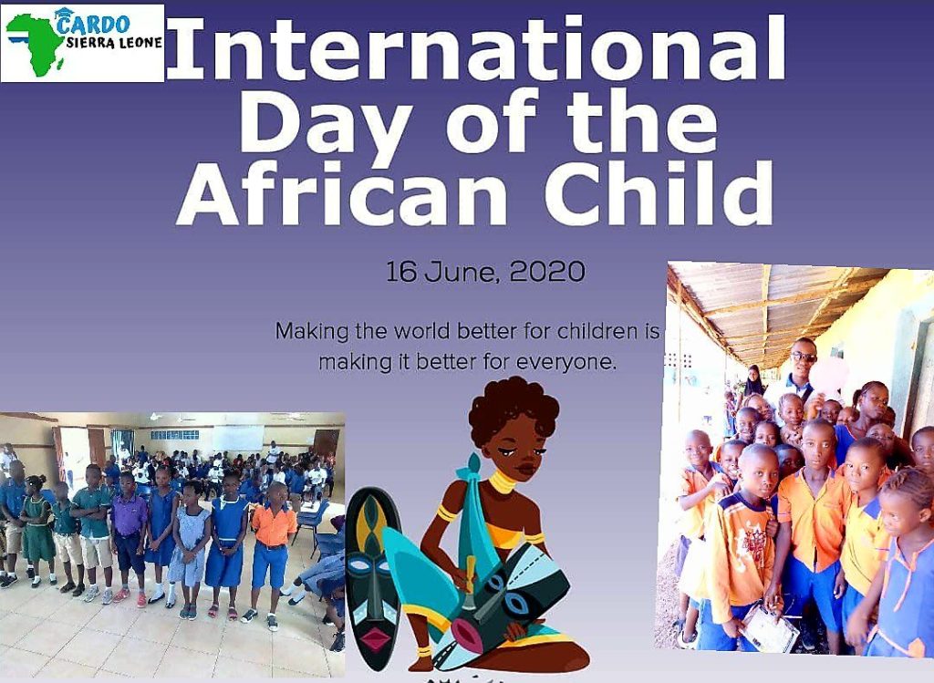 CARDO team at a Day of the African Child event, 2020