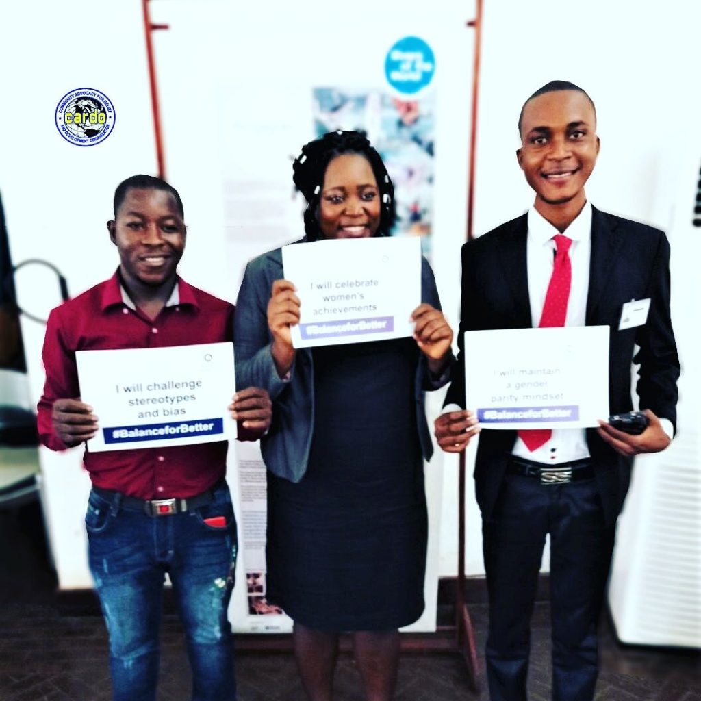 CARDO team at the International Women's Day event, March 2019