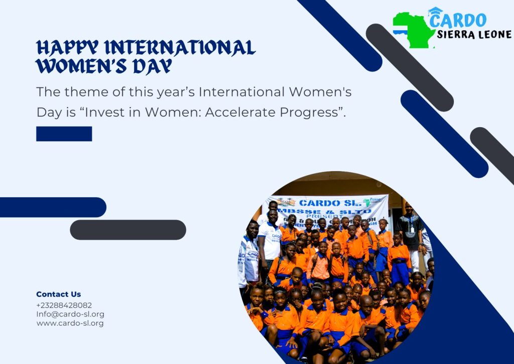 International Women's Day 2024 graphic from CARDO