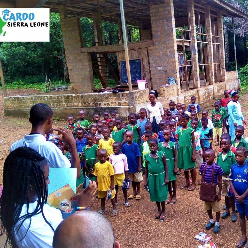 Rural community scene photographed by CARDO
