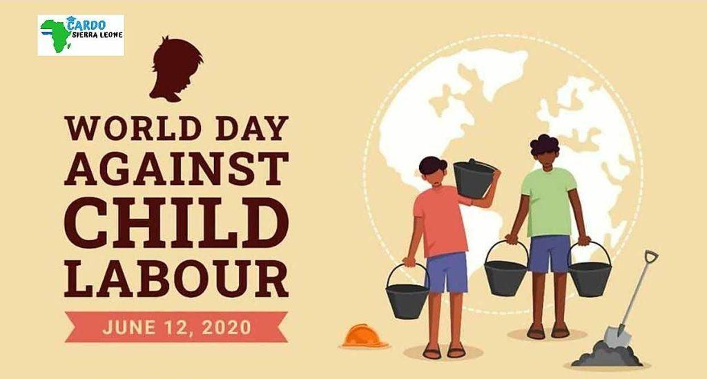 CARDO team at a World Day Against Child Labour event, 2020